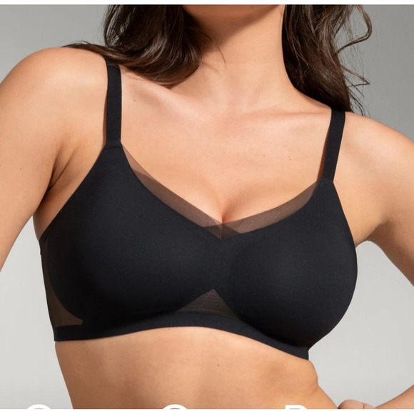 Honeylove Other - Honeylove liftwear crossover bra wireless black removable cups Pads size medium